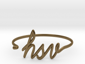 HSV Wire Bracelet (Huntsvegas) in Natural Bronze