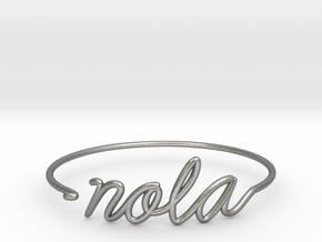 NOLA Wire Bracelet (New Orleans) in Natural Silver