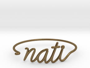 NATI Wire Bracelet (Cincinnati) in Natural Bronze