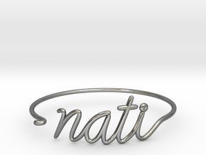 NATI Wire Bracelet (Cincinnati) in Polished Silver