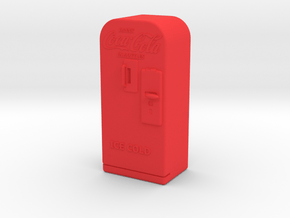 Coke Machine - Qty (1) G 22.5:1 Scale in Red Processed Versatile Plastic