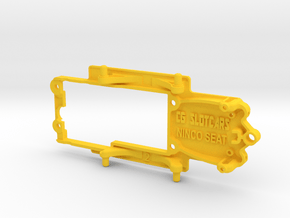 Ninco Seat Leon Cup Chassis ~ Slot.it pod in Yellow Processed Versatile Plastic