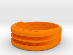 US17 Ring XI: Tritium, Five Holes in Orange Processed Versatile Plastic