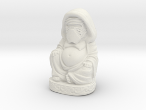 Kylo Ren Buddha - Large in White Natural Versatile Plastic