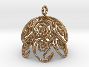 Mango Jhumka - Indian Bell earrings in Polished Brass
