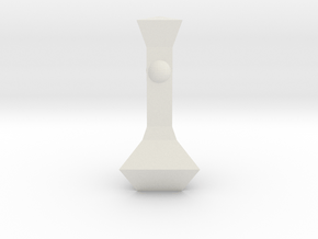 Chess Pawn Queen in White Natural Versatile Plastic