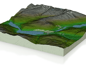 Terrafab generated model Wed Apr 29 2015 10:14:53  in Full Color Sandstone