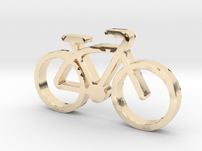 VitaVelo-FatBike in 14k Gold Plated Brass