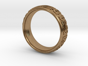 Knight Of The Ring in Natural Brass