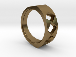 Lite Ring model 2.2 in Polished Bronze