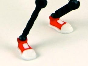 Sneaker Upper 2-pack for ModiBot- #1 of 2 kits in Red Processed Versatile Plastic