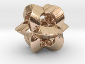 Pendant-c-4-3-10-p1o in 14k Rose Gold Plated Brass