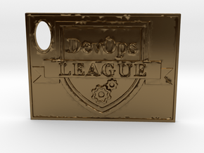 DevOps Thought Leadership Crest Certificate in Polished Bronze