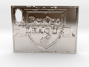 DevOps Thought Leadership Crest Certificate in Rhodium Plated Brass