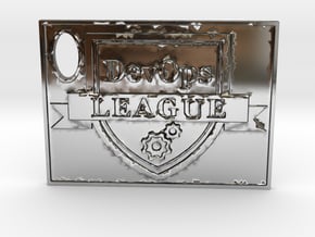 DevOps Thought Leadership Crest Certificate in Fine Detail Polished Silver