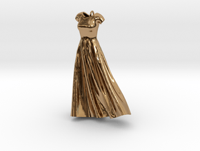 Wind Blown Gown in Polished Brass