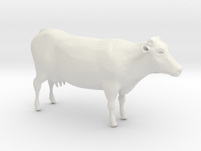 Cow in White Natural Versatile Plastic