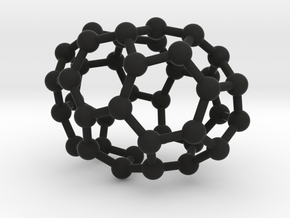 0108 Fullerene C40-2 c2 in Black Natural Versatile Plastic
