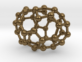 0108 Fullerene C40-2 c2 in Natural Bronze