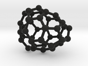 0110 Fullerene C40-4 c1 in Black Natural Versatile Plastic