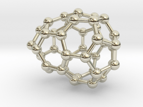 0111 Fullerene C40-5 cs in 14k White Gold