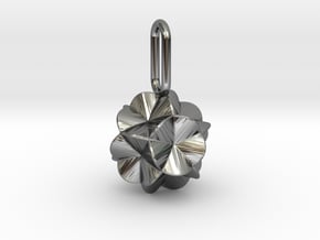 Pendant-c-6-5-10-45 in Fine Detail Polished Silver