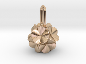 Pendant-c-6-5-10-90 in 14k Rose Gold Plated Brass
