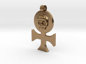 Order of Our Martyred Lady Pendant in Natural Brass