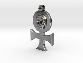 Order of Our Martyred Lady Pendant in Fine Detail Polished Silver