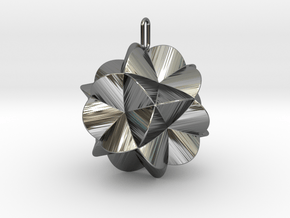 Pendant-c-6-5-30-45 in Fine Detail Polished Silver