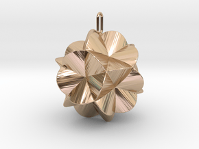 Pendant-c-6-5-30-45 in 14k Rose Gold Plated Brass
