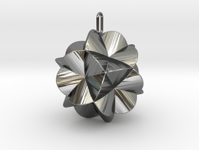 Pendant-c-6-5-30-45-p1o1 in Fine Detail Polished Silver
