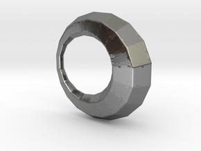 0104 Antisymmetric Torus (p=1; u=18; v=6) 5cm #011 in Polished Silver