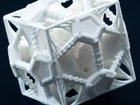 Kepler's Fractalic Mystical Solution in White Natural Versatile Plastic