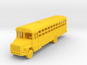 Thomas 45 Passenger Bus in Yellow Processed Versatile Plastic: 1:144