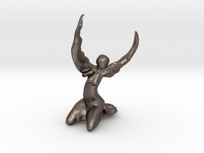 Phoenix in Polished Bronzed Silver Steel