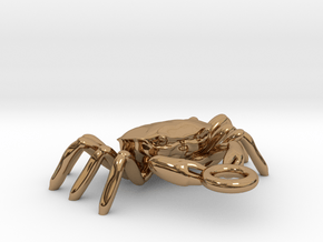 Crabs pendant in Polished Brass