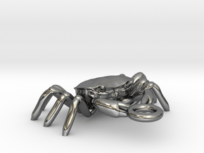 Crabs pendant in Fine Detail Polished Silver