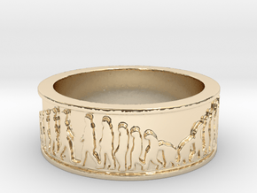 Evolution Ring Size 10 in 14K Yellow Gold