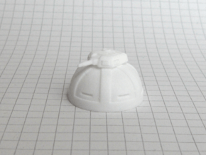 Outpost with rotatable turret  (1/285) in White Processed Versatile Plastic