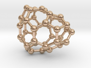 0113 Fullerene C40-7 cs in 14k Rose Gold