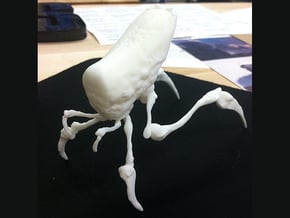 Alien Bug in White Processed Versatile Plastic