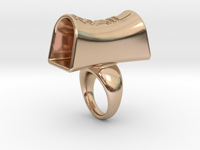 Message of love 30 in 14k Rose Gold Plated Brass