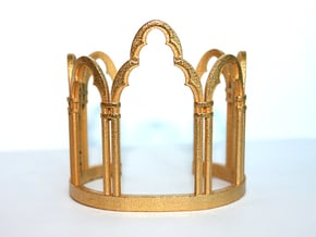 Venetian Window in Polished Gold Steel