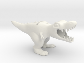 T. Rex iPhone Amplifier & Charging Station in White Natural Versatile Plastic