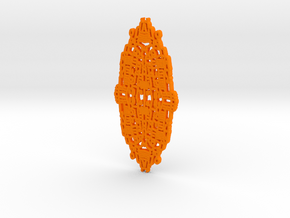 Tourmaline Todd 3 in Orange Processed Versatile Plastic