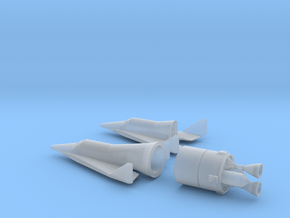 1/200 BOEING X-20 DYNA SOAR SPACE PLANE  in Tan Fine Detail Plastic