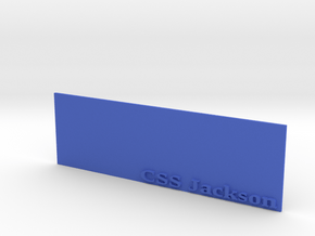 Base for 1/600 CSS Jackson in Blue Processed Versatile Plastic