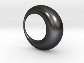 0052 Antisymmetric Torus (p=1.0) #001 in Polished and Bronzed Black Steel