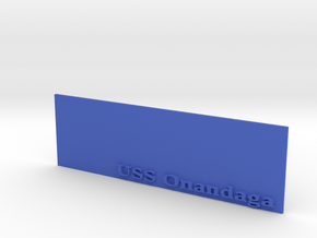 Base for 1/600 USS Onondaga in Blue Processed Versatile Plastic